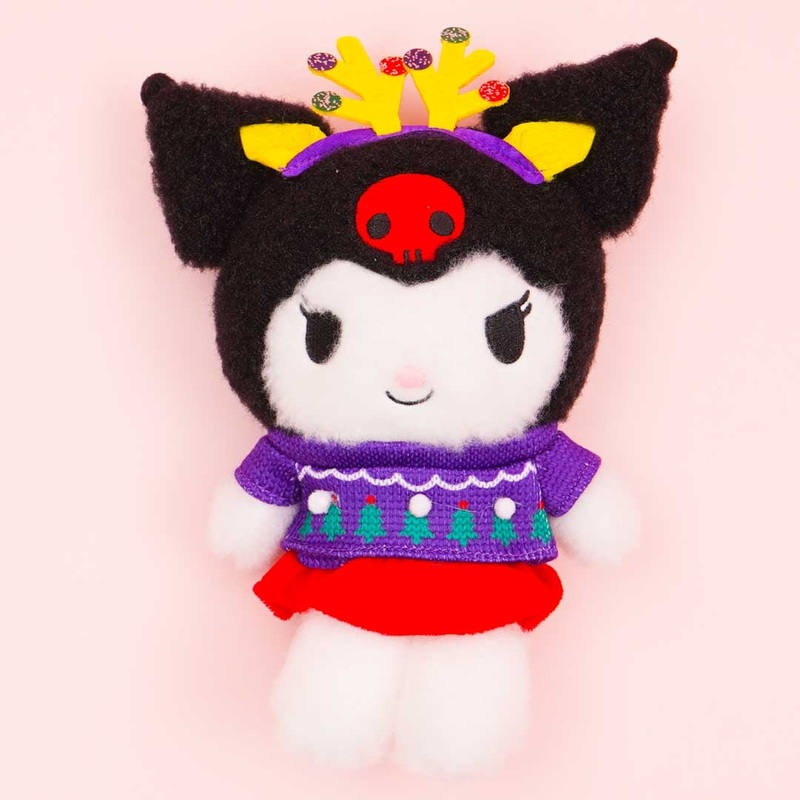 Kuromi Christmas Sweater Plushie - Medium