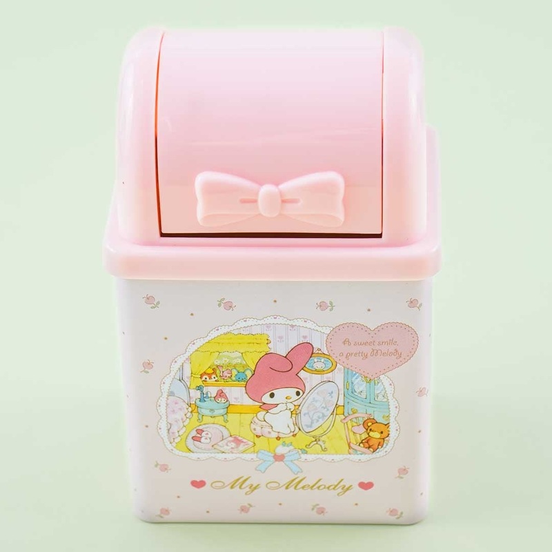 My Melody Sweet Home Mini Wastebasket