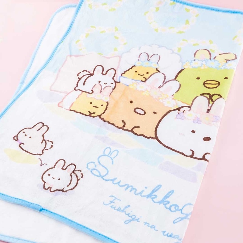 Sumikko Gurashi Spring Bunnies Flannel Blanket