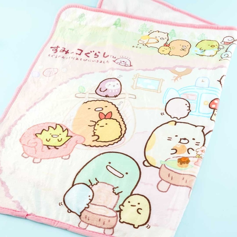 Sumikko Gurashi Underground Home Flannel Blanket