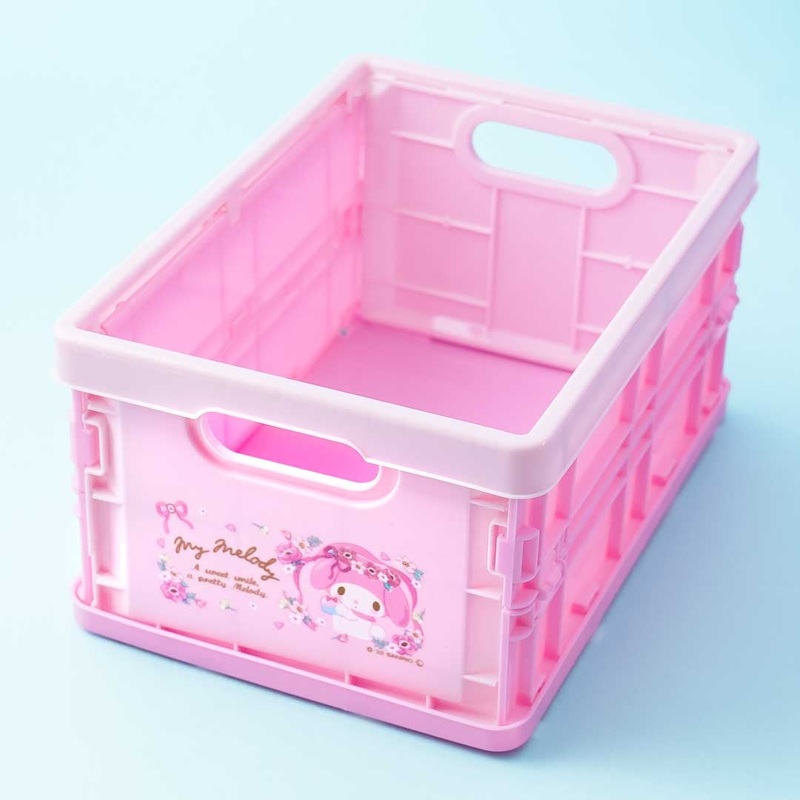 My Melody Flowery Folding Storage Basket