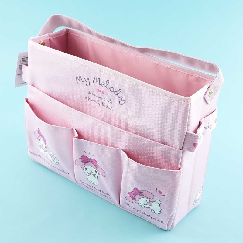My Melody Multi-Pocket Organizer Nylon Bag