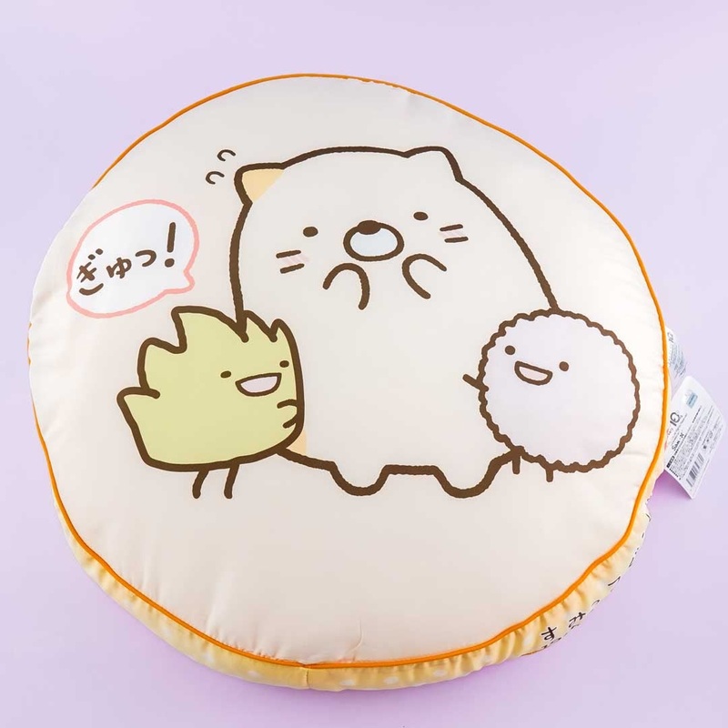 Sumikko Gurashi 10th Anniversary Round Cushion - Neko