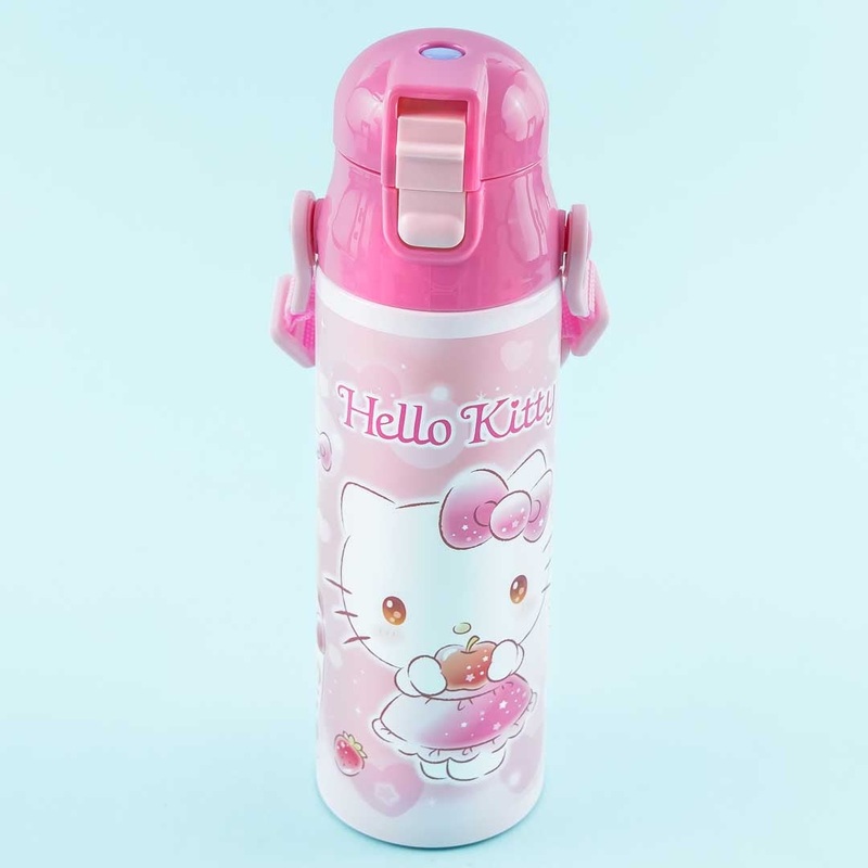 Hello Kitty Kirakira Sweets One-Push Water Bottle