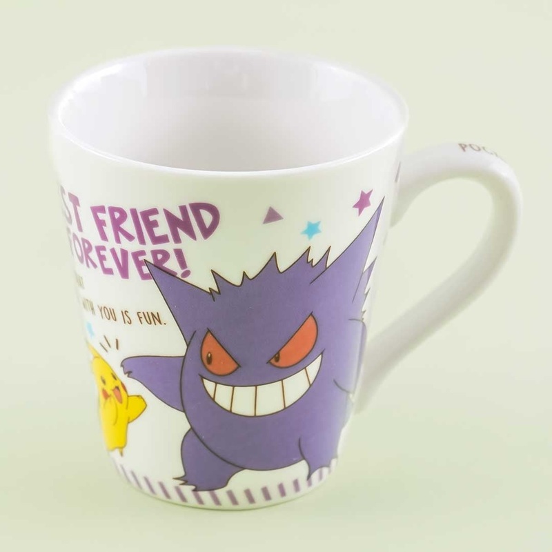 Pocket Monsters Message Mug - Pikachu & Gengar
