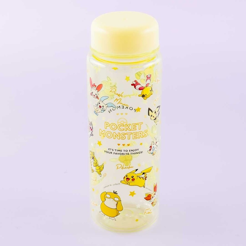 Pokemon Clear Water Bottle - Flaxen