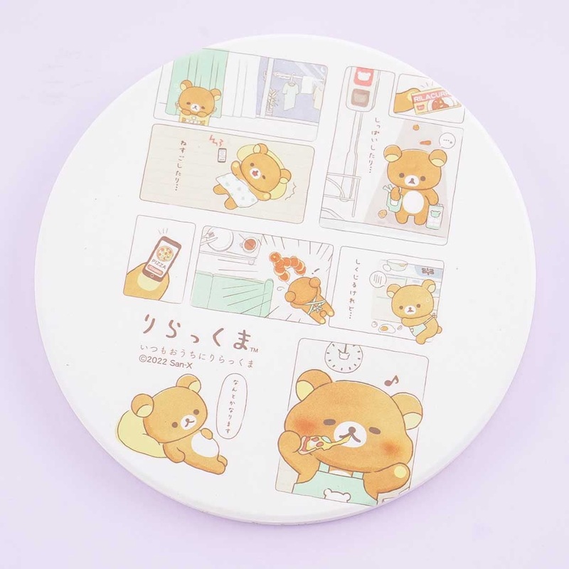 Rilakkuma Busy Day Water Absorption Coaster