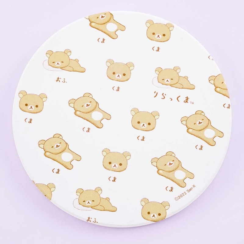 Rilakkuma Sleepy Water Absorption Coaster