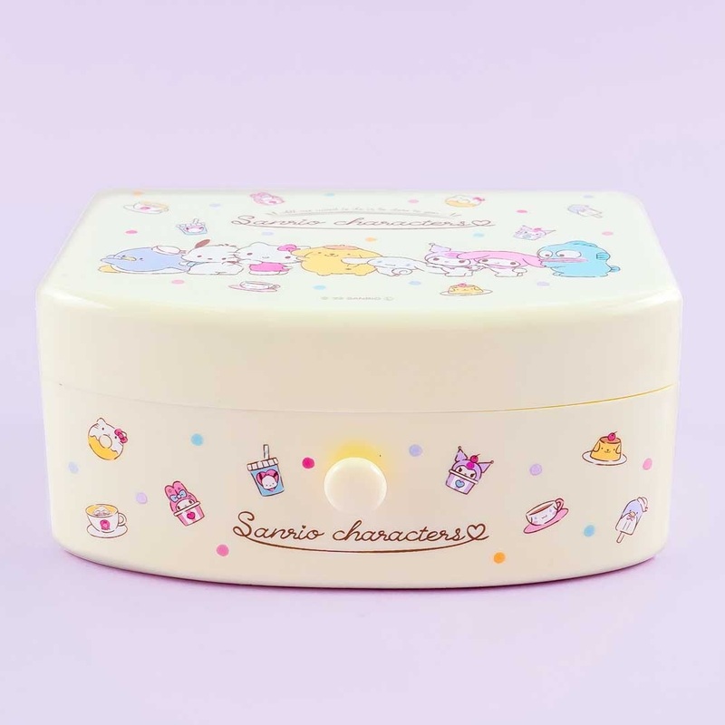 Sanrio Characters Caf Sweets Jewelry Box With Drawer