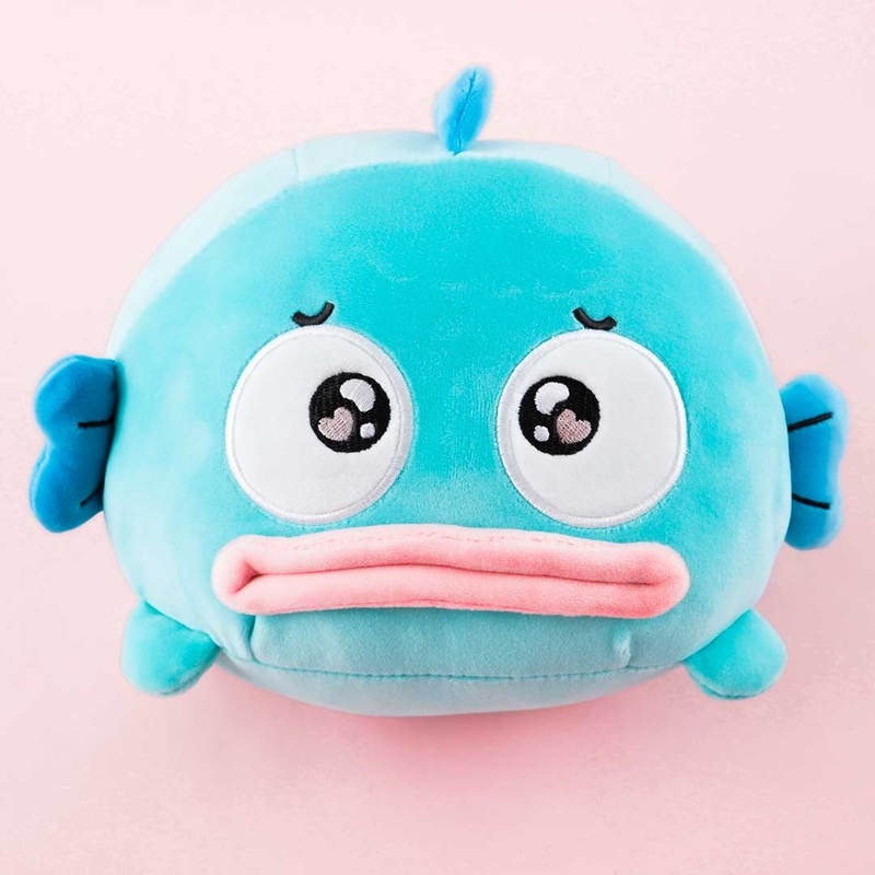 Sanrio Emo Kyun Coro Fluffy Cushion - Hangyodon