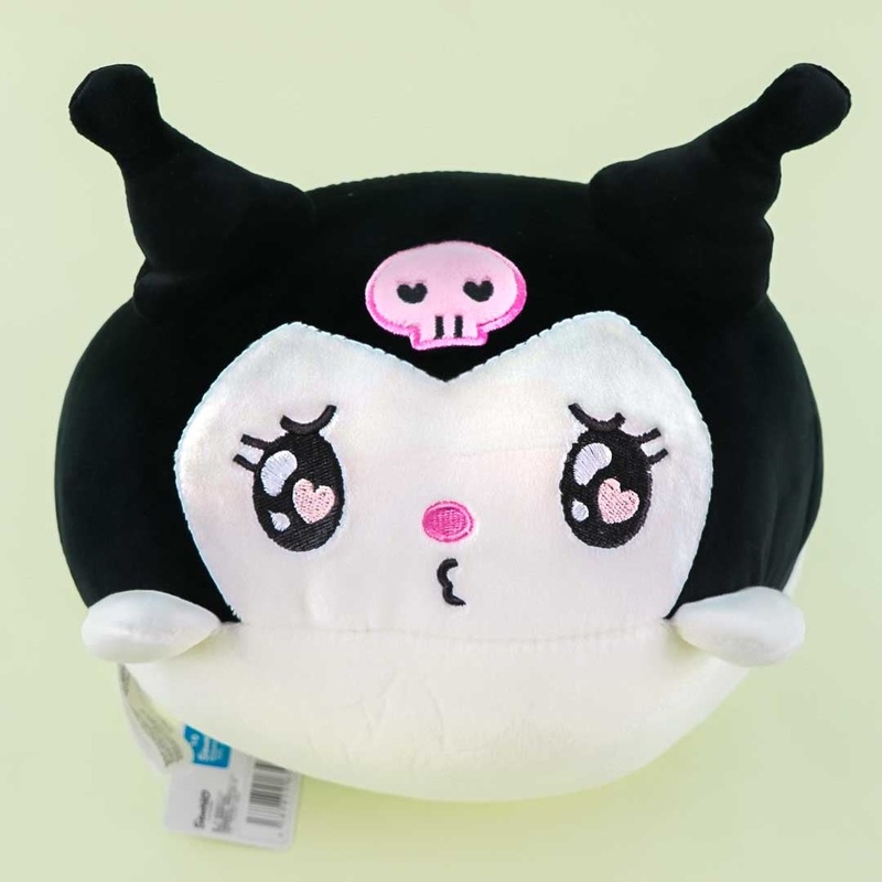 Sanrio Emo Kyun Coro Fluffy Cushion - Kuromi