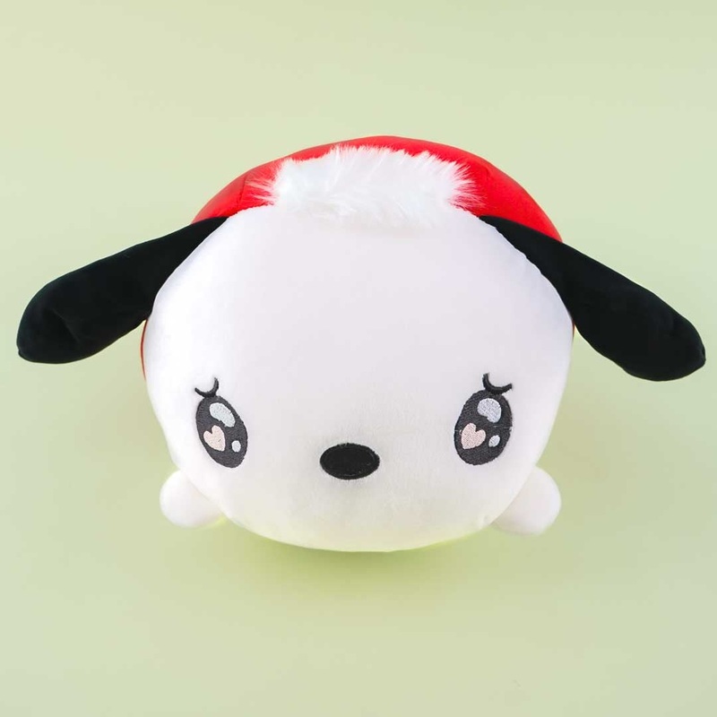 Sanrio Emo Kyun Coro Fluffy Cushion - Pochacco
