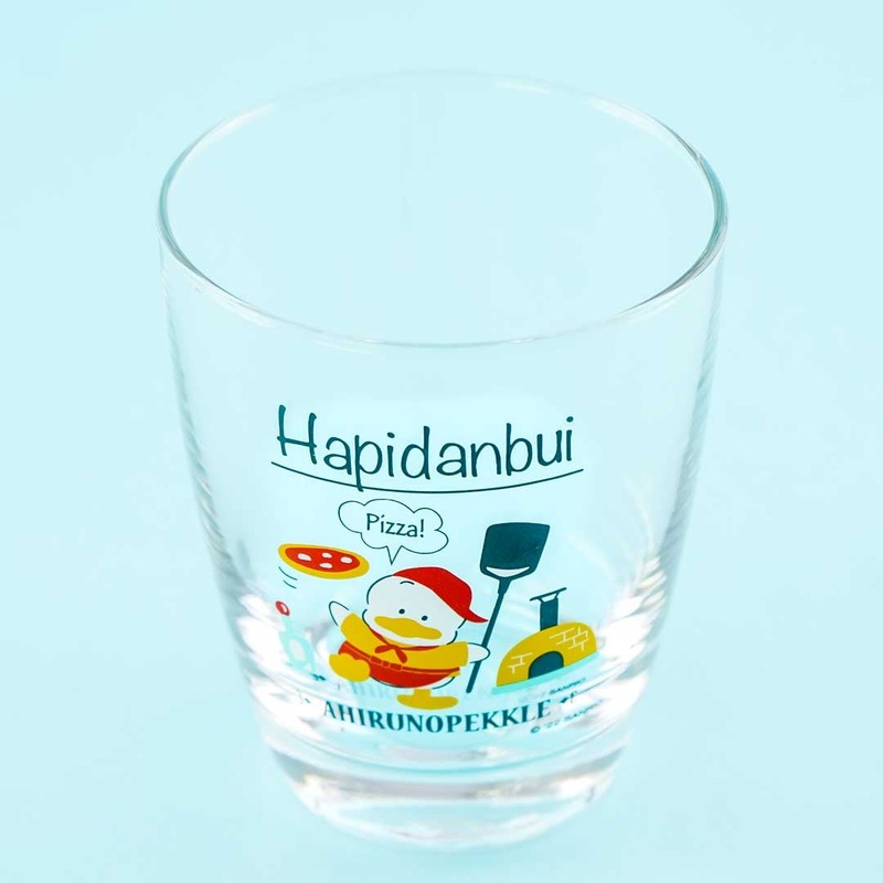 Sanrio Hapidanbui Drinking Glass - Chef Pekkle