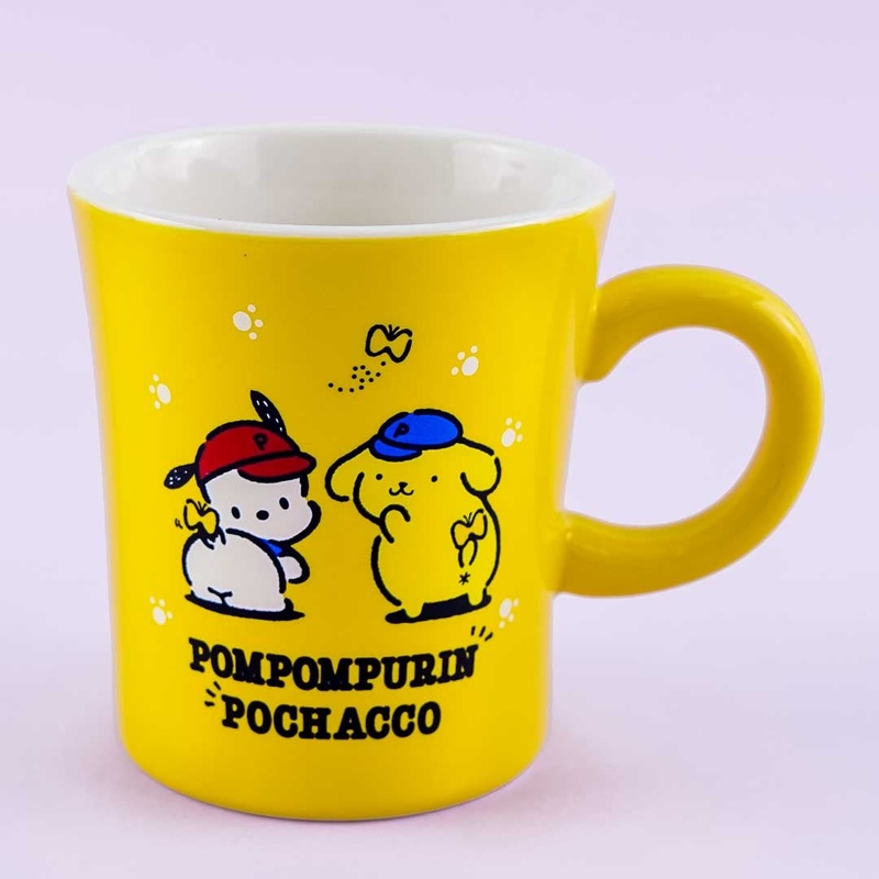 Pompompurin & Pochacco Wiggle Ceramic Mug