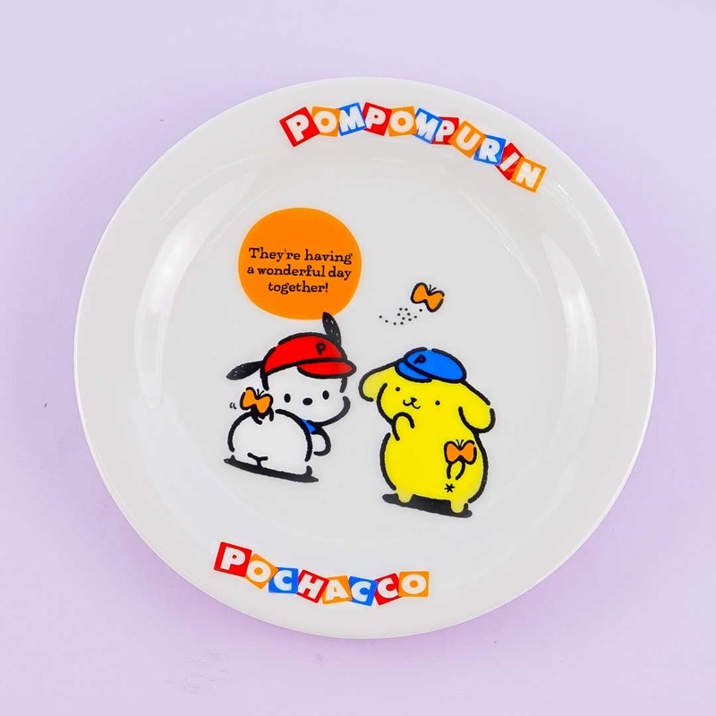 Pompompurin & Pochacco Wonderful Day Cake Plate