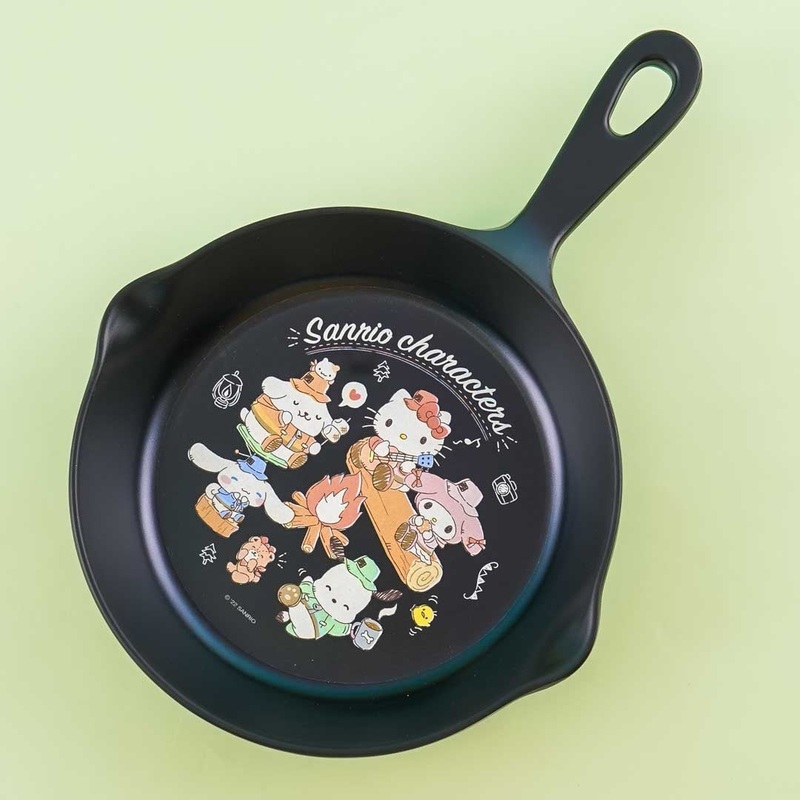 Sanrio Characters Camping Melamine Skillet Plate