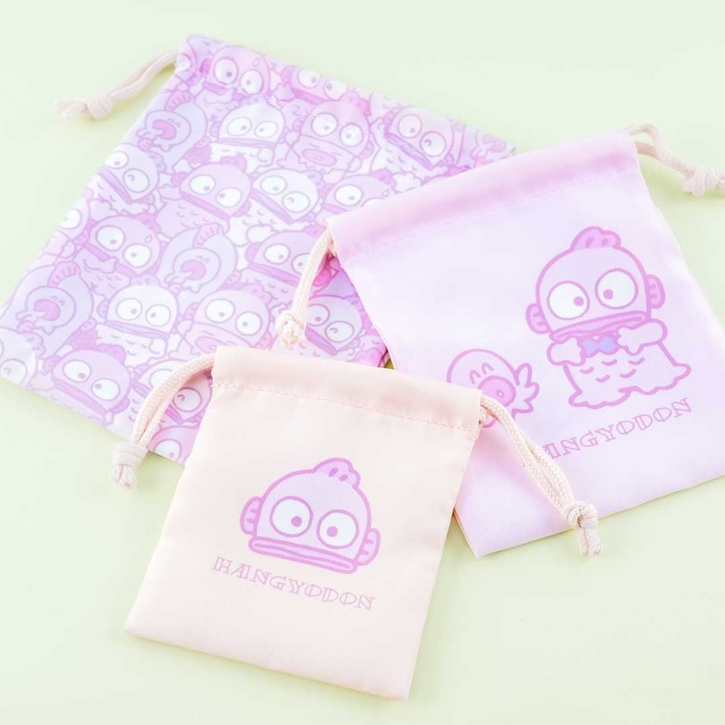 Hangyodon Friendly Overload Drawstring Pouch Set