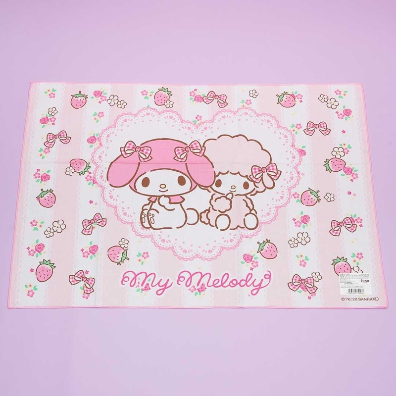 My Melody x My Sweet Piano Strawberry Placemat