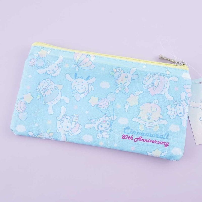 Cinnamoroll 20th Anniversary X Sanrio Characters Mask Pouch - Blue