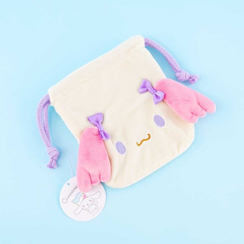 Cinnamoroll Die-Cut Drawstring Pouch - Azuki