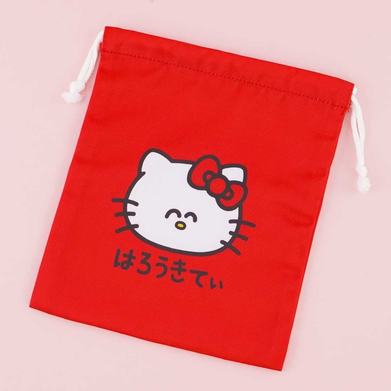 Hello Kitty Oekaki-San Drawstring Pouch