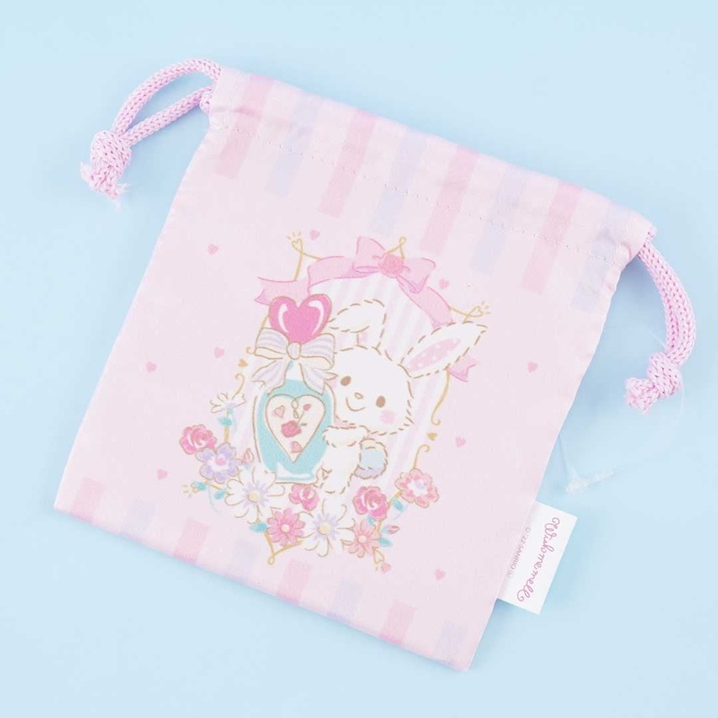 Wish me mell Flowery Drawstring Pouch