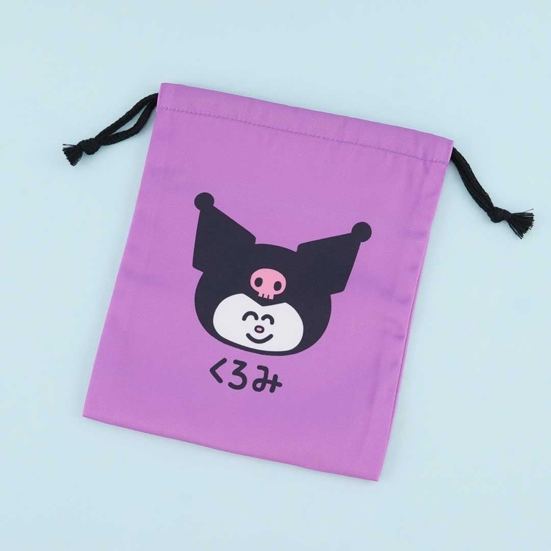 Kuromi Oekaki-San Drawstring Pouch
