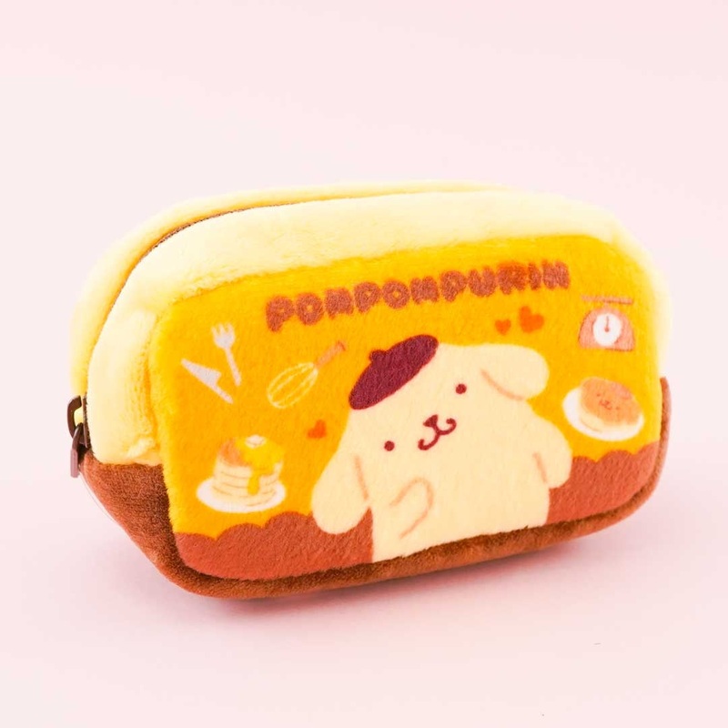 Pompompurin Pancakes Fluffy Mini Pouch