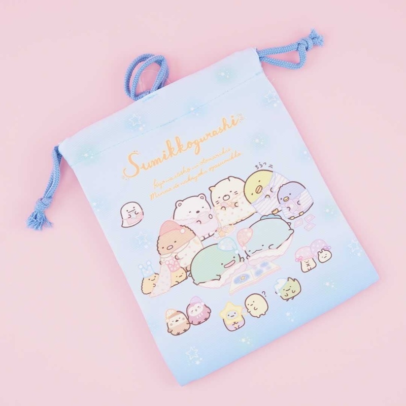 Sumikko Gurashi Slumber Party Drawstring Pouch