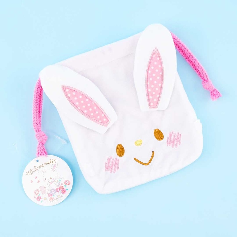 Wish me mell Die-cut Drawstring Pouch