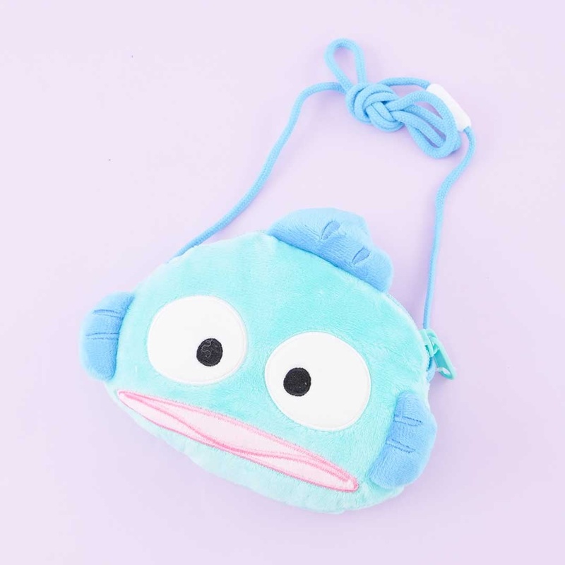 Hangyodon Soft Face Pouch With Neck Strap