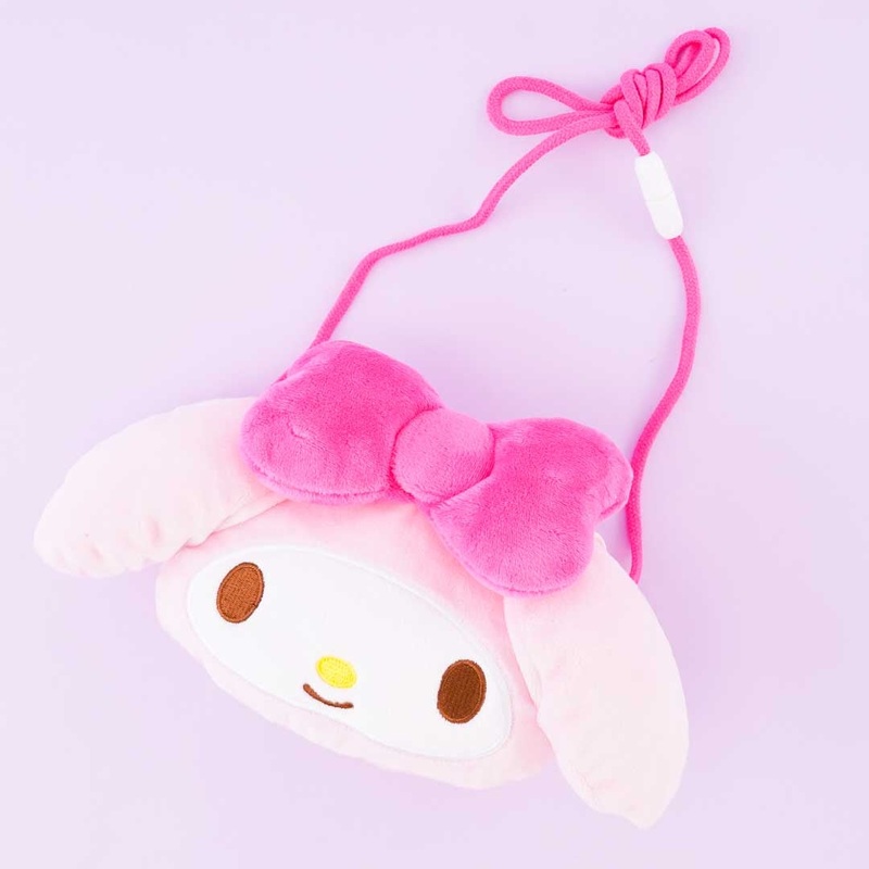 My Melody Soft Face Pouch With Neck Strap