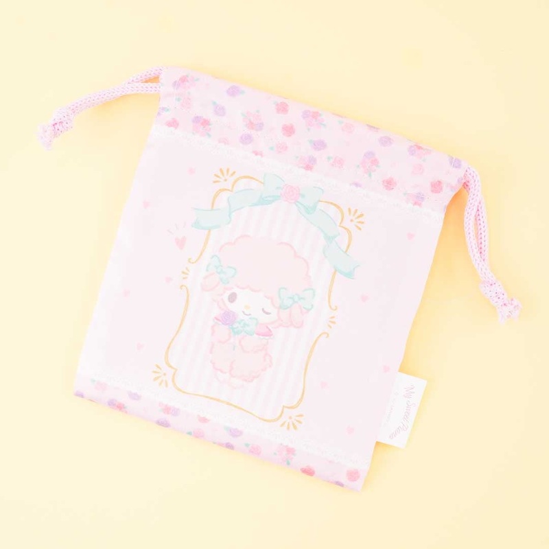 My Sweet Piano Flowery Drawstring Pouch