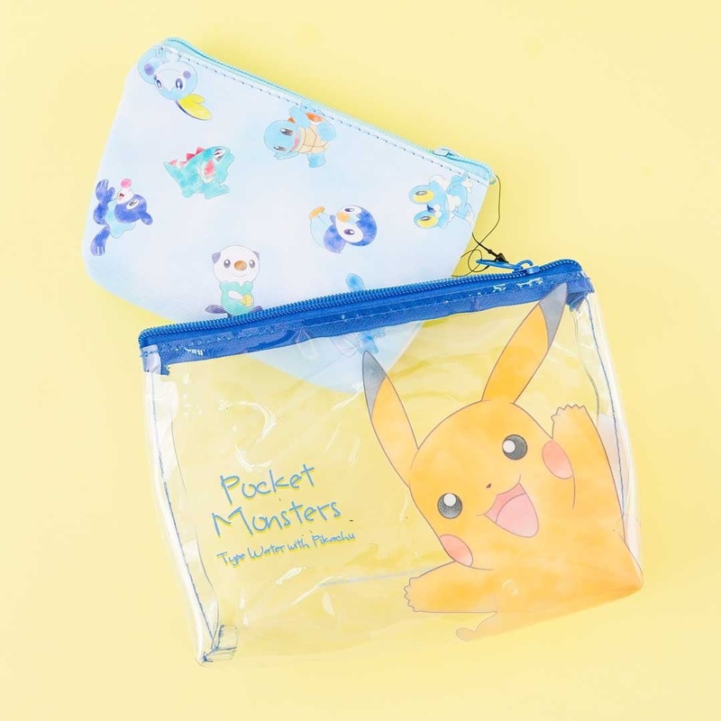 Pokmon Water Type With Pikachu Pouch Set