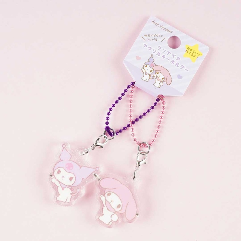 Kuromi & My Melody Magnetic Charm Set
