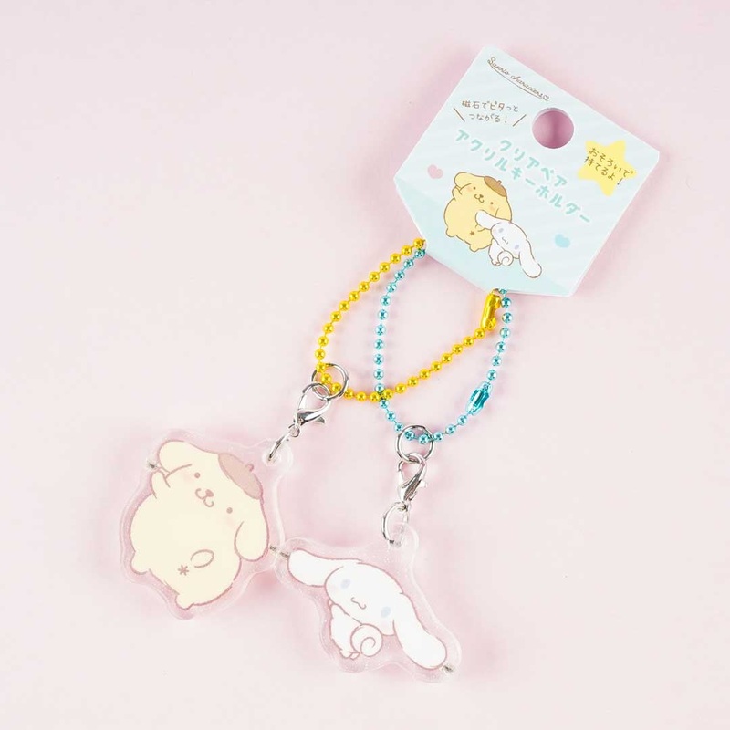 Pompompurin & Cinnamoroll Magnetic Charm Set