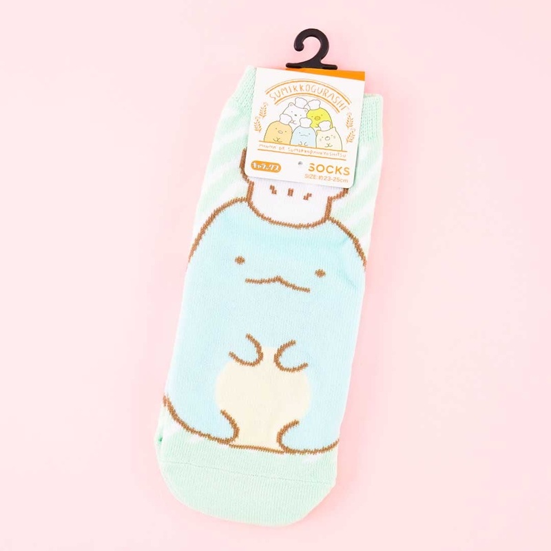 Sumikko Gurashi Striped Socks - Chef Tokage