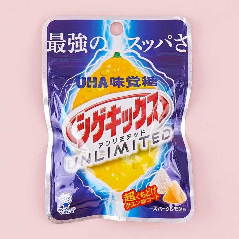UHA Shigekix UNLIMITED Super Sour Gummy Drops - Spark Lemon