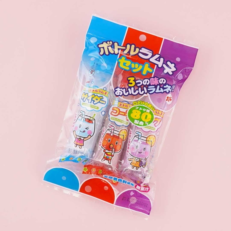 Yaokin Bottle Ramune Candy Set - 3 pcs