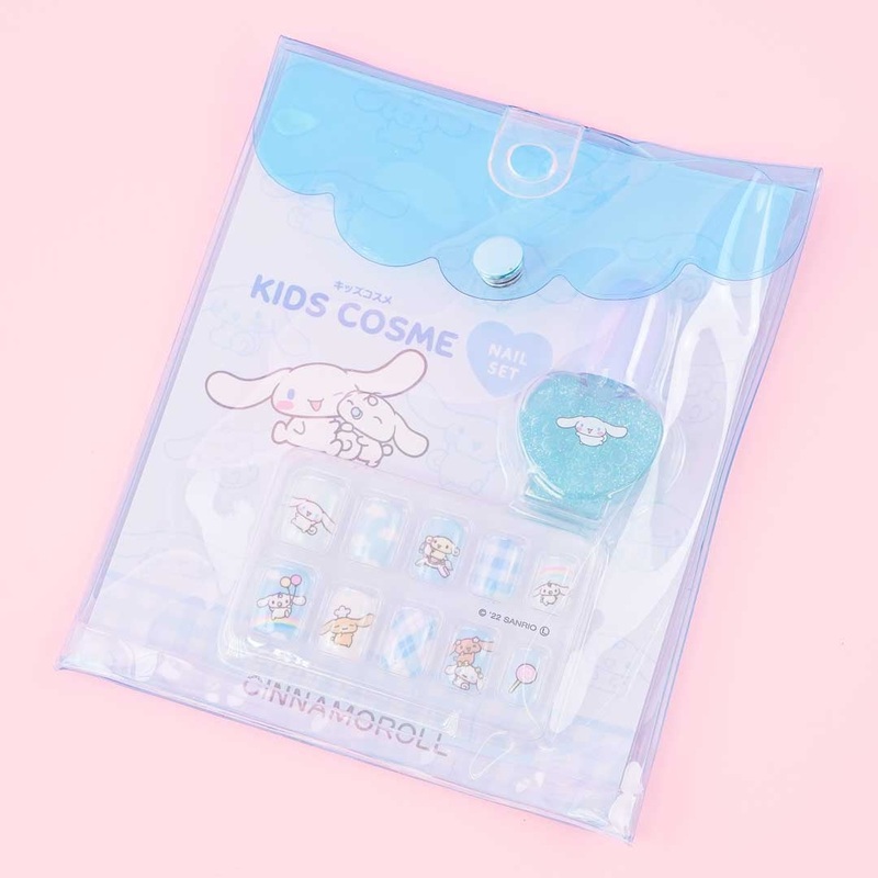 Cinnamoroll Nail Tips & Nail Polish Set