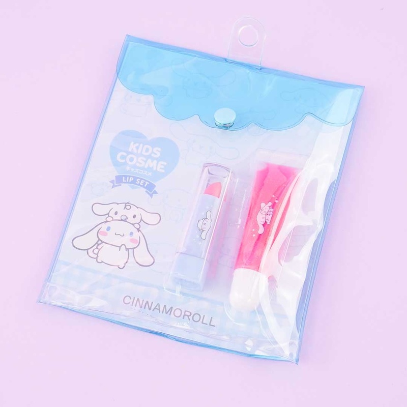 Cinnamoroll & Milk Lipstick & Gloss Set