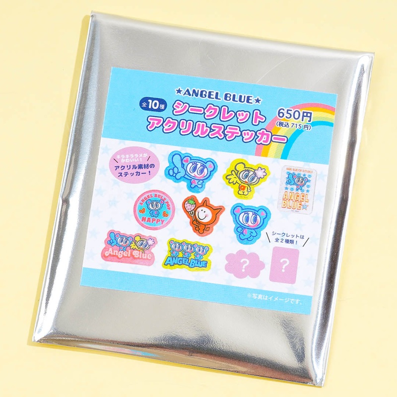 Angel Blue Secret Acrylic Sticker