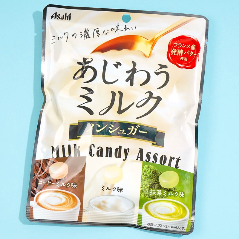 Asahi Ajiwau No-Sugar Milk Candy - Assorted Flavors
