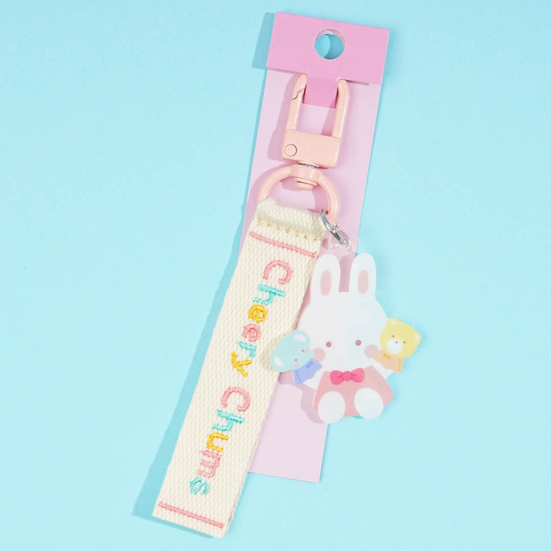 Cheery Chums Embroidered Tag Key Holder