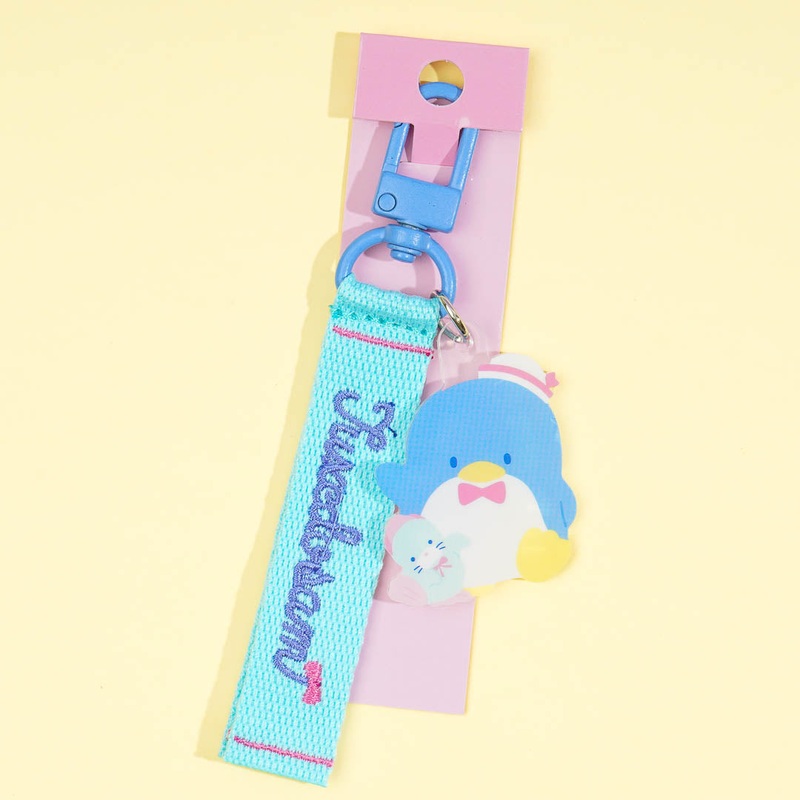 Tuxedosam Embroidered Tag Key Holder