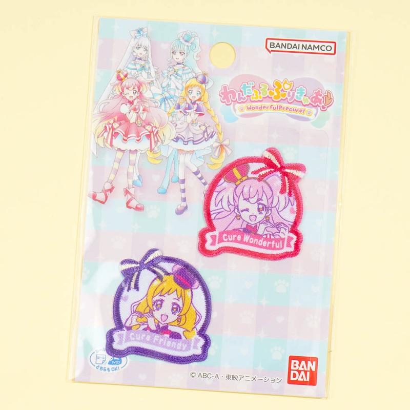 Wonderful Pretty Cure! Iron-On Patches - Cure Wonderful & Cure Friendy