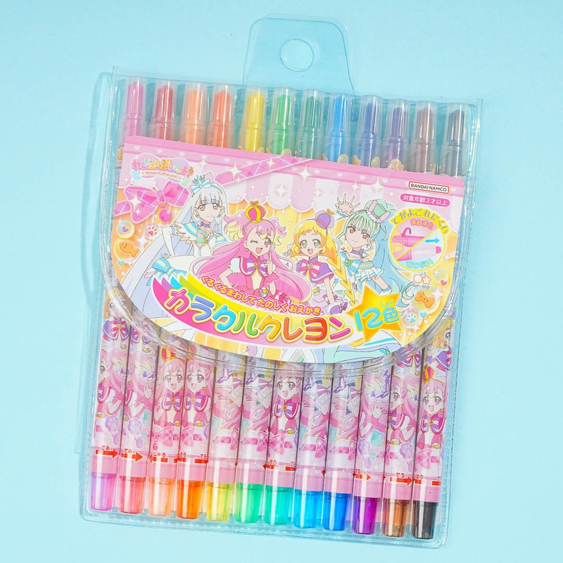 Wonderful Pretty Cure! Twist Crayon Set - 12 pcs