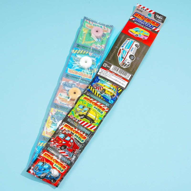 Working Vehicle Whistling Ramune Candy Set