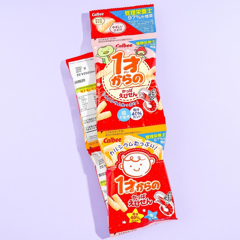Calbee Baby Prawn Crackers - 4 pcs
