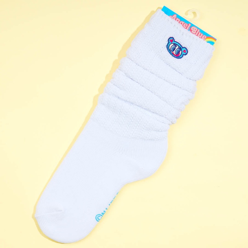 Angel Blue Loose Socks